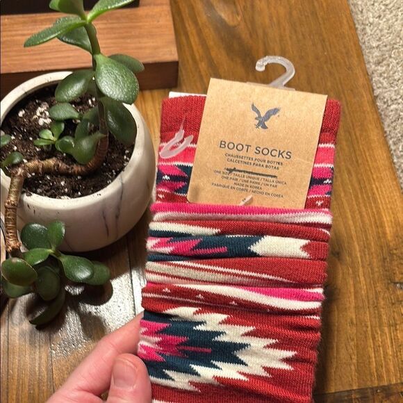 NWT American Eagle Outfitters Colorful Knit Knee-High Socks - Picture 2 of 9